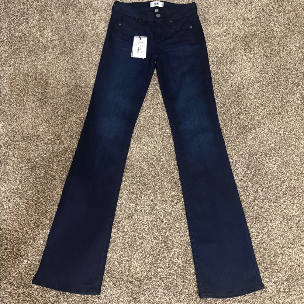 PAIGE Dark Blue Flare Jeans